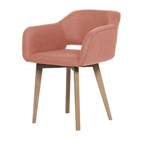 Broskyňovooranžová jedálenská stolička My Pop Design Oldenburg