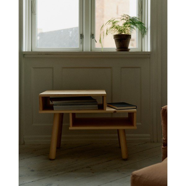 Konferenčný stolík z borovicového dreva v prírodnej farbe Karup Design Hako-image-4