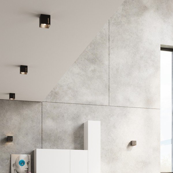 Čierne nástenné svietidlo Pax – Sollux-image-4