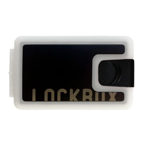 Bielo-čierna peňaženka Lockbox B&W