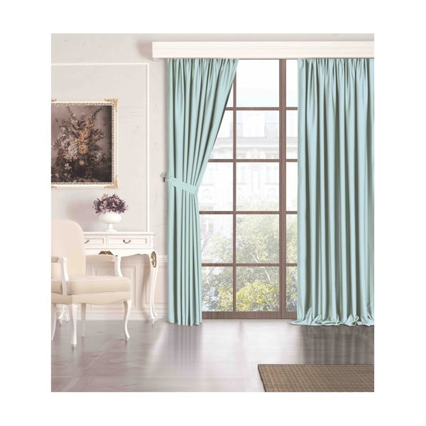 Zelený polo-zatemňovací záves 260x100 cm - Mila Home-image-2