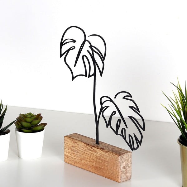 Kovová soška Leaves – Mioli Decor-image-2