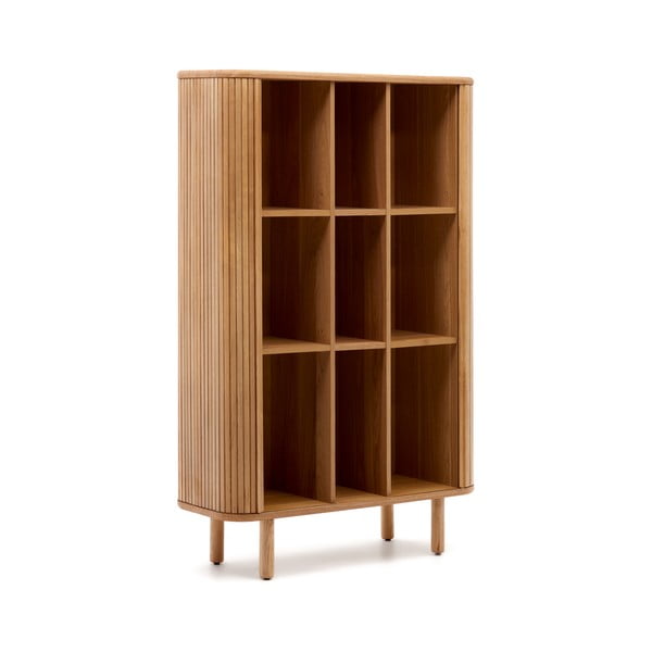 Skrinka v dekore jaseňa s posuvnými dverami v prírodnej farbe 110x160x40 cm Mailen – Kave Home-image-4