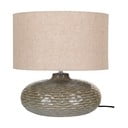 Khaki keramická stolová lampa s textilným tienidlom (výška  44 cm) Oldham – House Nordic