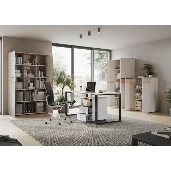 Pracovný stôl v dekore duba 80x160 cm Oviedo – Germania-image-1