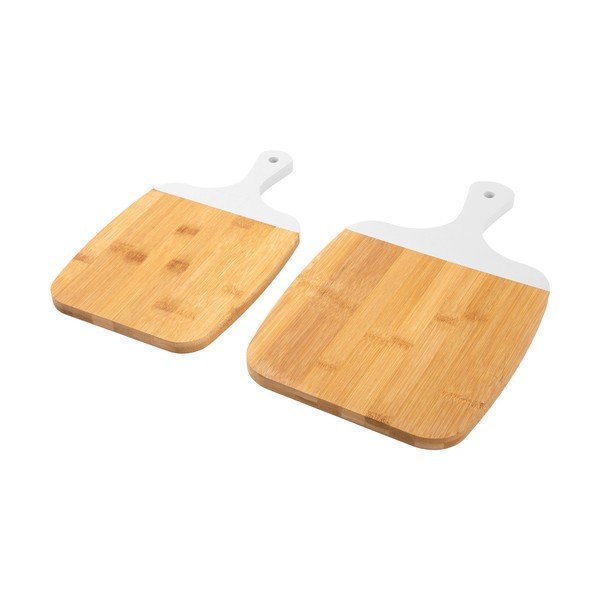 Súprava 2 bambusových dosiek s bielou rukoväťou PT LIVING Gourmet-image-3