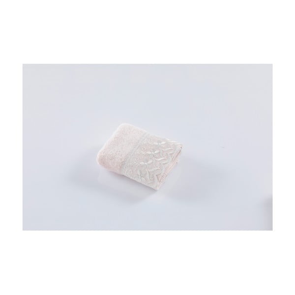 Ružový bavlnený uterák Bella Maison Drope, 30 × 50 cm