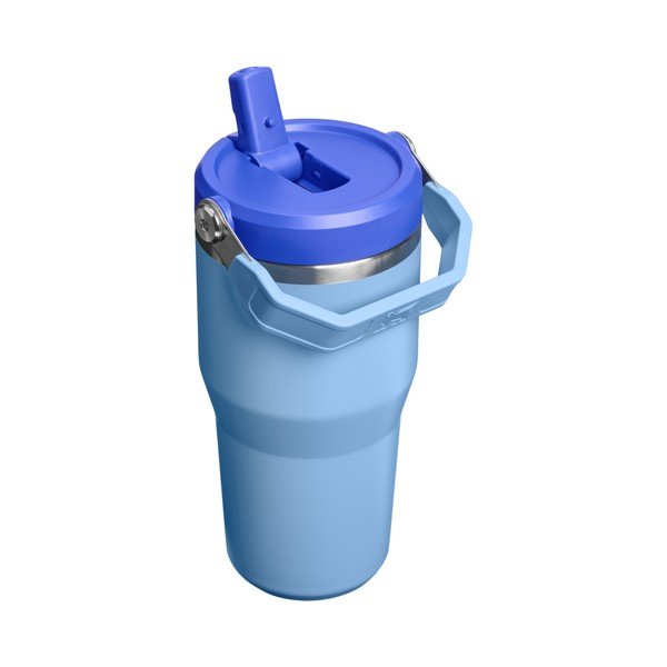 Modrá termoska z nehrdzavejúcej ocele 600 ml IceFlow™ Flip Straw 2.0 Tumbler Blue Sky – Stanley-image-1