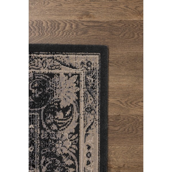 Tmavosivý vlnený koberec 100x180 cm Zana – Agnella-image-3