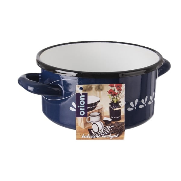 Modrý smaltovaný hrnček Orion, 1,5 l-image-4