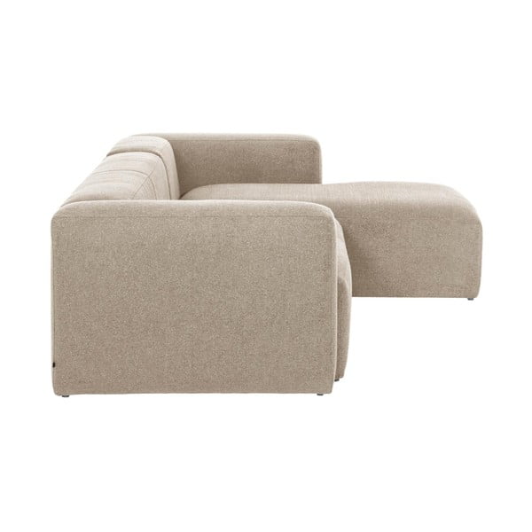 Béžová rohová pohovka (pravý roh) Blok – Kave Home-image-2