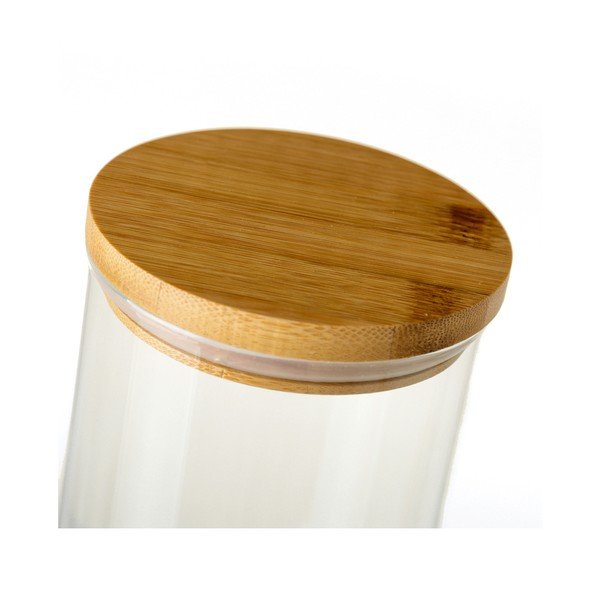 Sklenená dóza s bambusovým viečkom Casa Selección, 1,4 l-image-1