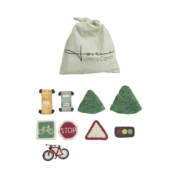 Sivý bavlnený detský hrací koberec 120x170 cm Eco-City – Lorena Canals-image-4