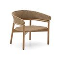 Drevené záhradné kreslo v prírodnej farbe Arinella – Kave Home