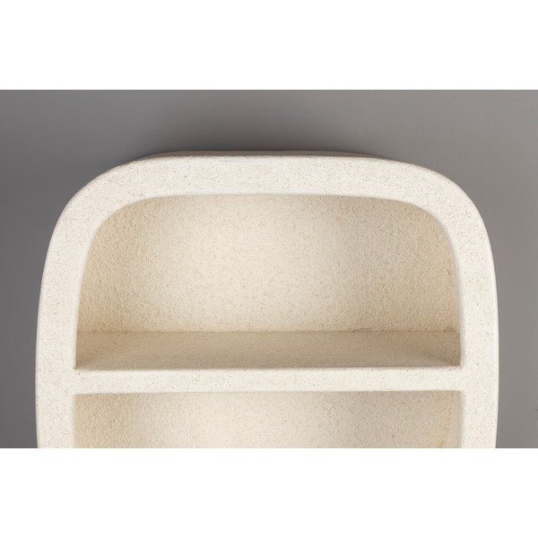 Krémová poschodová polica 54 cm Veda – Dutchbone-image-4