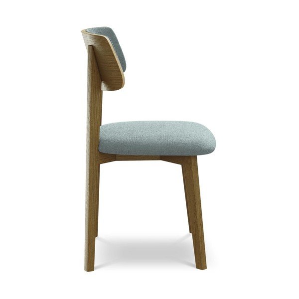 Modrá jedálenská stolička z masívneho dreva Niu – Makamii-image-2