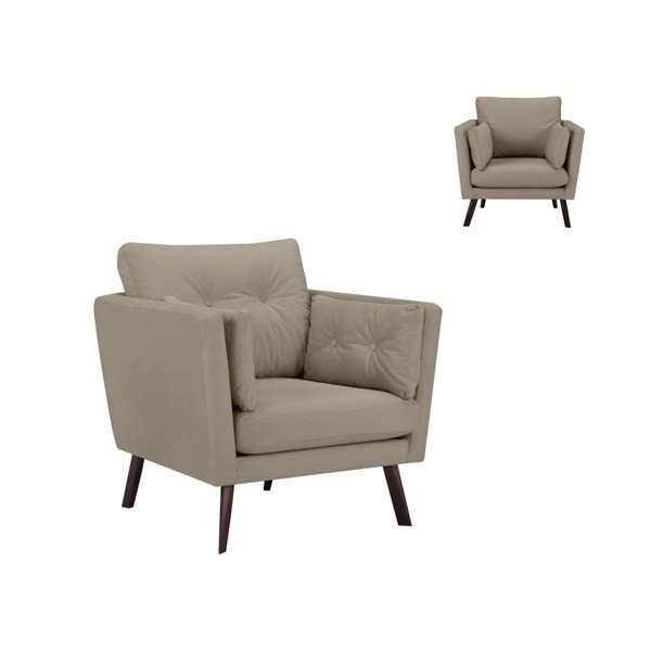 Béžové kreslo Mazzini Sofas Elena Cotton-image-1