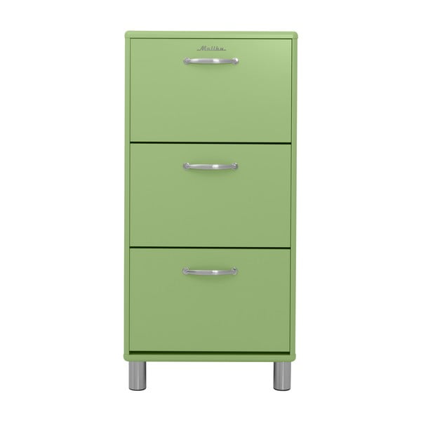 Zelená výklopná skrinka na topánky Malibu - Tenzo-image-2