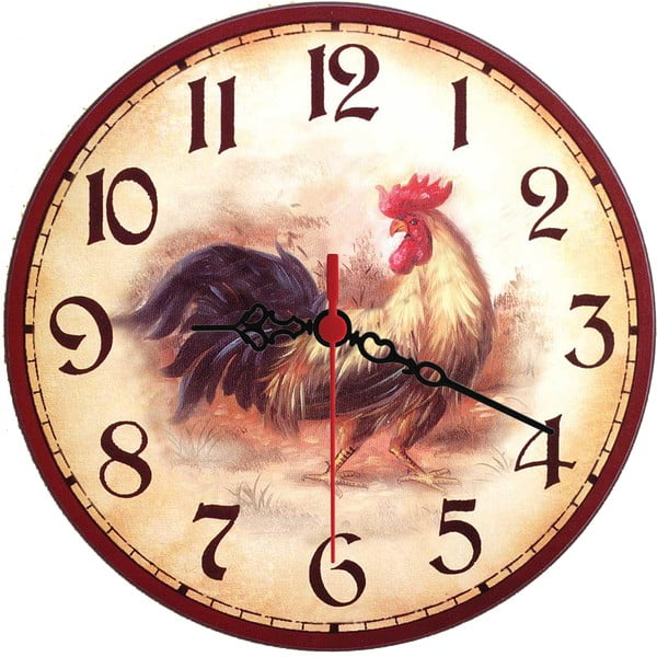 Nástenné hodiny Rooster, 30 cm