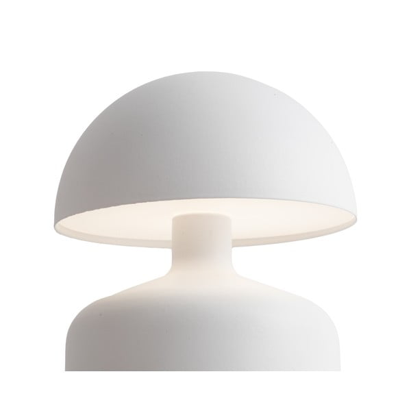 Biela LED stolová lampa (výška 15 cm) Impetu – Leitmotiv-image-4