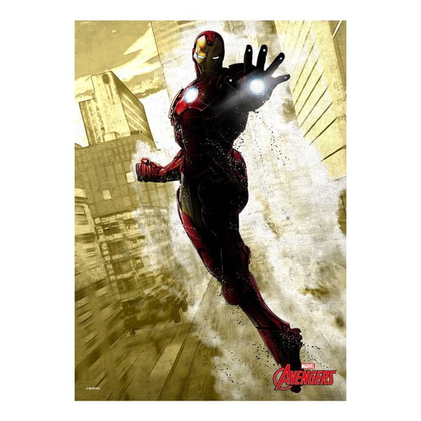 Nástenná ceduľa Marvel Dark Edition - Iron Man