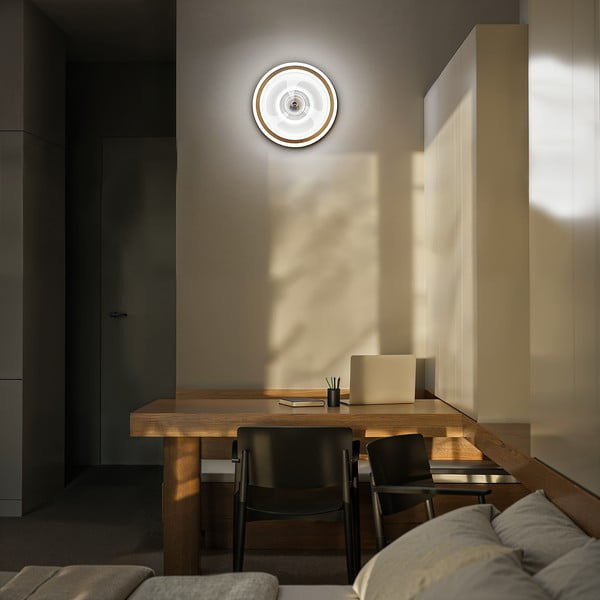 Biele LED stropné svietidlo na diaľkové ovládanie/s ventilátorom Alan Move – SULION-image-1