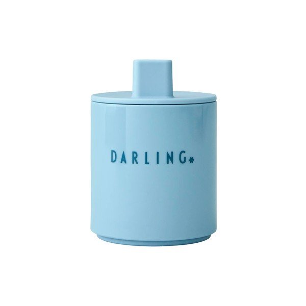Svetlomodrý detský hrnček Design Letters Mini Darling-image-1