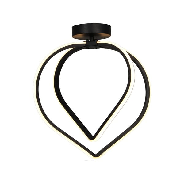 Čierne kovové LED stropné svietidlo Pars – Squid Lighting-image-2