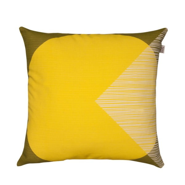 Žltý vankúš Orla Kiely OK Cushion, 45 x 45 cm