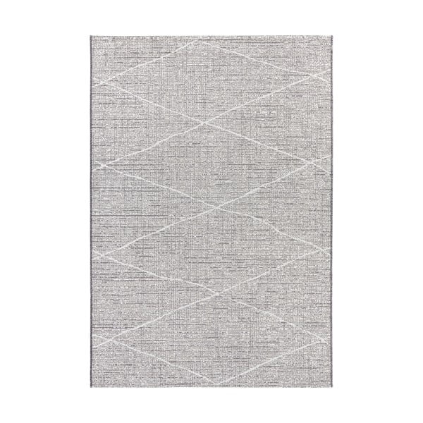 Antracitovobéžový koberec Elle Decoration Curious Blois, 192 × 290 cm