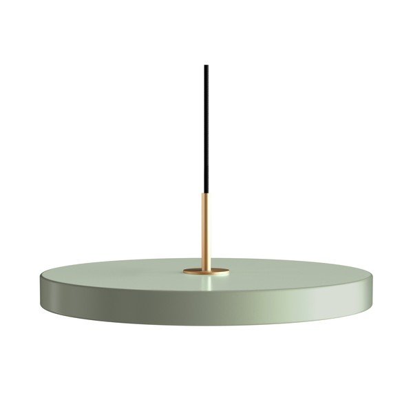 Svetlozelené LED závesné svietidlo s kovovým tienidlom ø 43 cm Asteria – UMAGE
