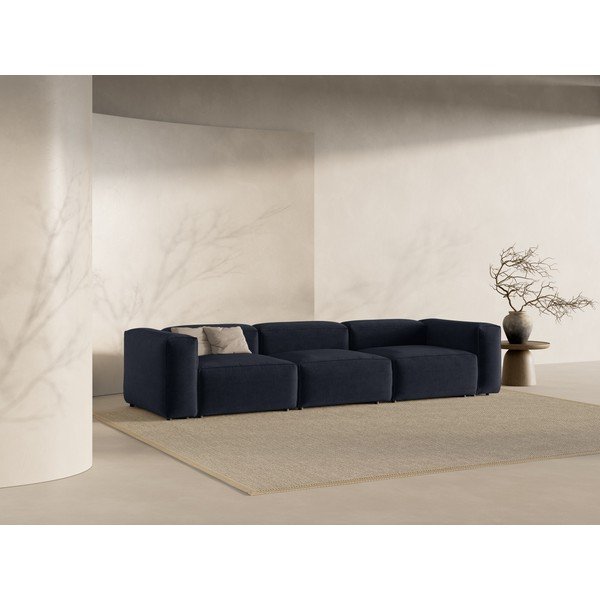 Tmavomodrá pohovka 364 cm Bergamo – Cosmopolitan Design-image-1