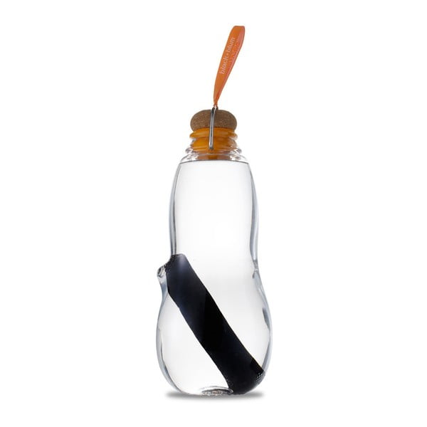 Oranžová filtračná fľaša s binchotanom Black Blum Pure, 800 ml