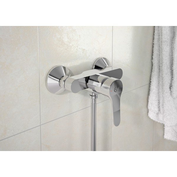 Sprchová nástenná batéria v lesklo striebornej farbe Alpha – Ideal Standard-image-1