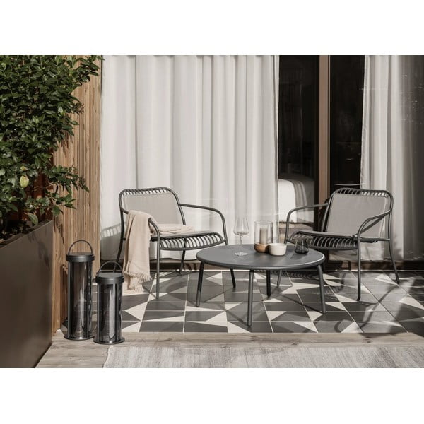 Sivý záhradný sedák 45,5x75 cm Yua – Blomus-image-4