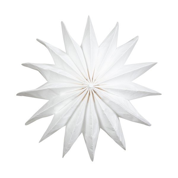 Biele stropné svietidlo s papierovým tienidlom ø 40 cm Dalia – WOOOD