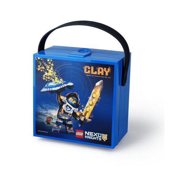 Modrý úložný box s rukoväťou LEGO® NEO Knights