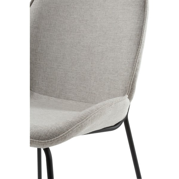 Sivá jedálenská stolička Canett Hella-image-3