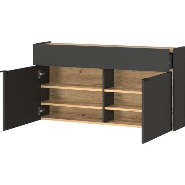 Antracitová skrinka 110x57x22 cm Ameca – Germania-image-3