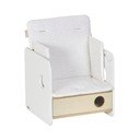 Biela vložka do jedálenskej stoličky Nuun – Kave Home