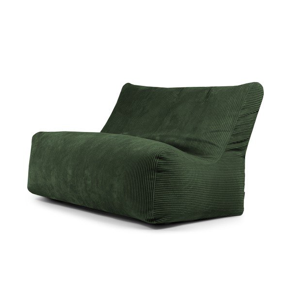 Zelený menčestrový sedací vak Sofa Seat Lounge – SLOWDOWN