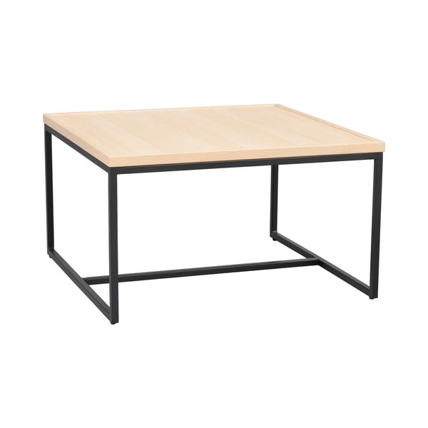 Konferenčný stolík s doskou z dubového dreva v prírodnej farbe ø 70 cm Deerfield – Rowico-image-2