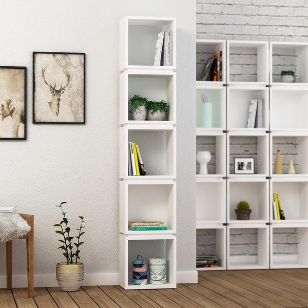 Biela knižnica Multi White-image-1