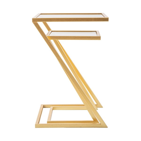 Odkladacie stolíky v súprave 2 ks so sklenenou doskou 40x40 cm Zet – Mauro Ferretti-image-3