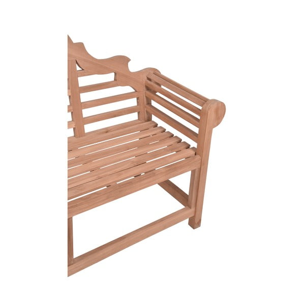 Drevená záhradná lavica v prírodnej farbe Picadilli – Garden Pleasure-image-1