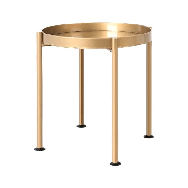 Konferenčný stolík v zlatej farbe CustomForm Hanna, ø 40 cm
