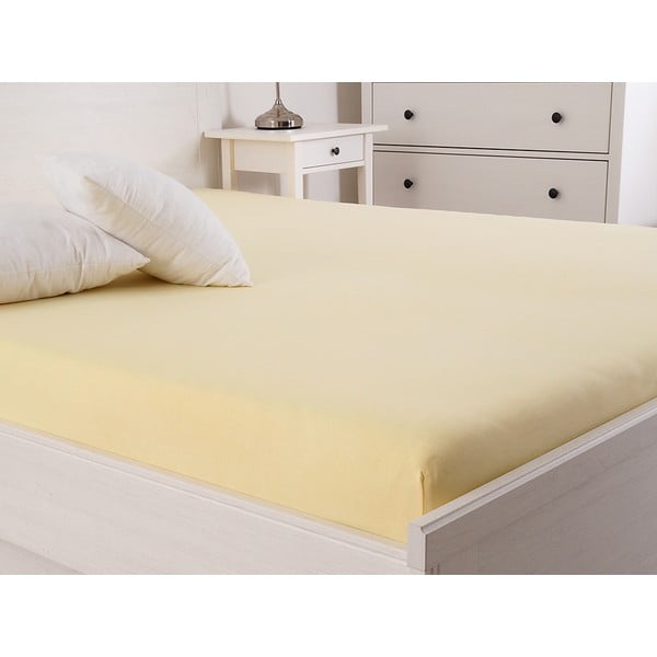 Žltá napínacia plachta 140x200 cm – B.E.S.-image-1