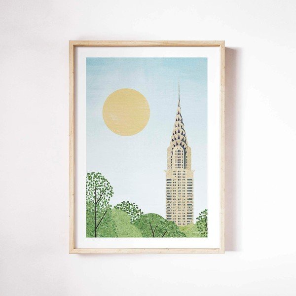 Plagát 30x40 cm Chrysler Building - Travelposter-image-2