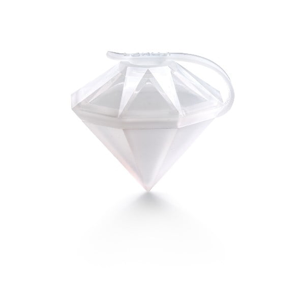 Transparentná silikónová forma v tvare diamantu Lékué Mold