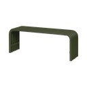 Zelená kovová záhradná lavica Nokk – noo.ma